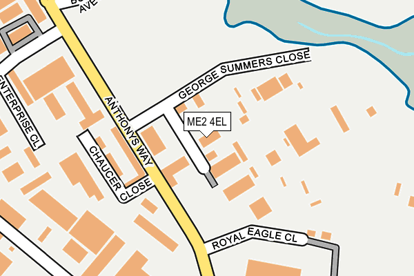 ME2 4EL map - OS OpenMap – Local (Ordnance Survey)