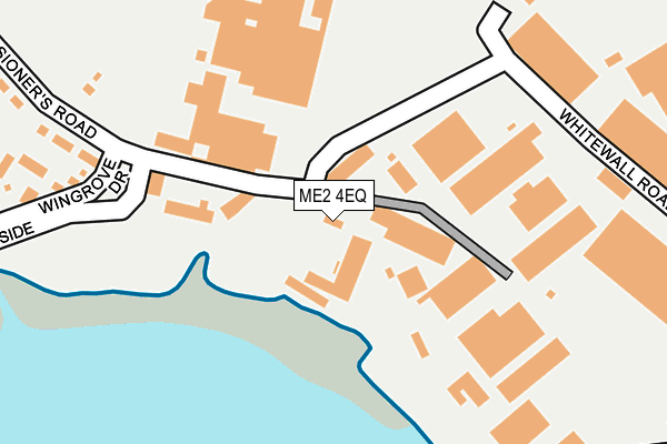 ME2 4EQ map - OS OpenMap – Local (Ordnance Survey)