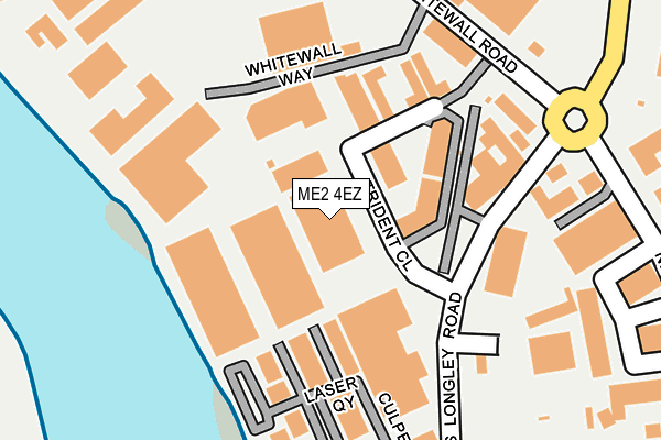 ME2 4EZ map - OS OpenMap – Local (Ordnance Survey)