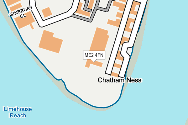 ME2 4FN map - OS OpenMap – Local (Ordnance Survey)