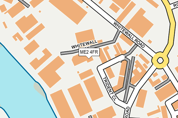 ME2 4FR map - OS OpenMap – Local (Ordnance Survey)