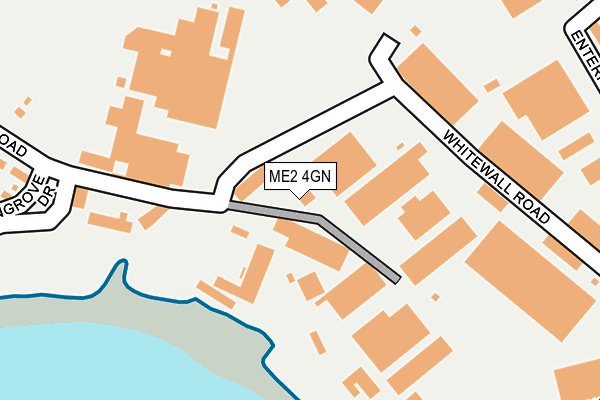 ME2 4GN map - OS OpenMap – Local (Ordnance Survey)