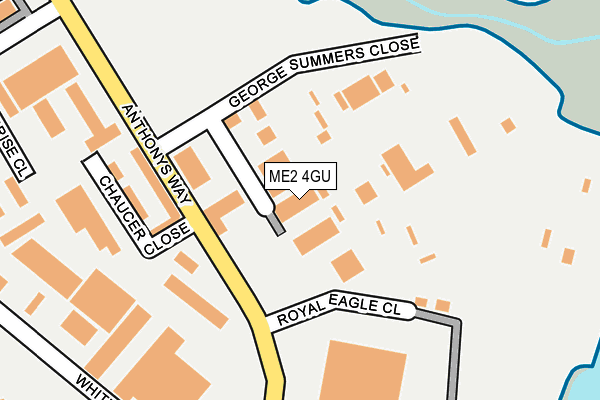 ME2 4GU map - OS OpenMap – Local (Ordnance Survey)