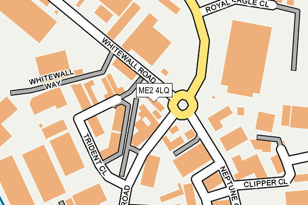 ME2 4LQ map - OS OpenMap – Local (Ordnance Survey)