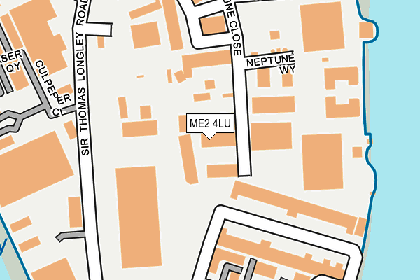 ME2 4LU map - OS OpenMap – Local (Ordnance Survey)
