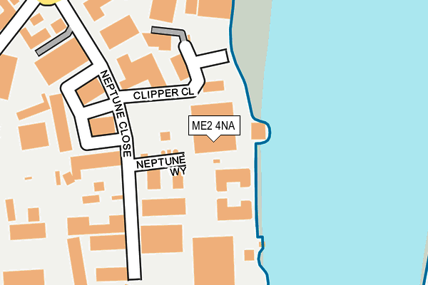 ME2 4NA map - OS OpenMap – Local (Ordnance Survey)