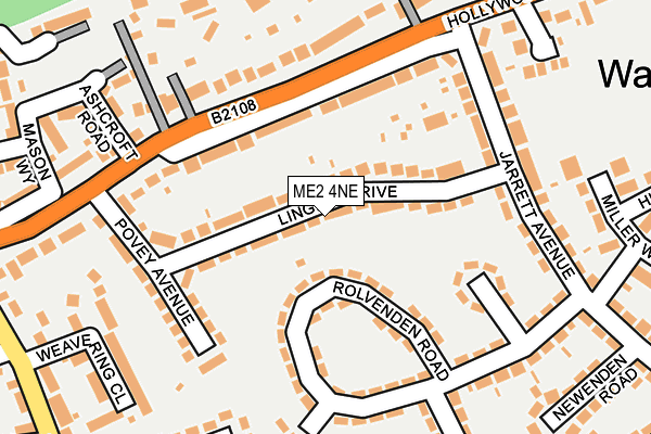 ME2 4NE map - OS OpenMap – Local (Ordnance Survey)