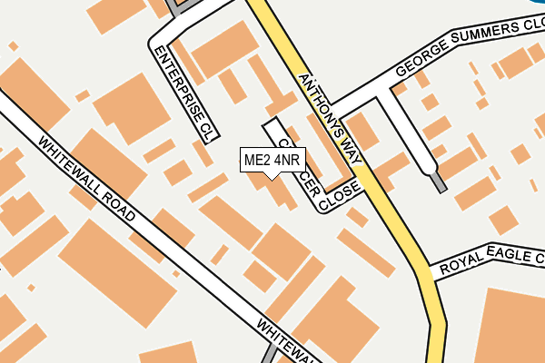 ME2 4NR map - OS OpenMap – Local (Ordnance Survey)