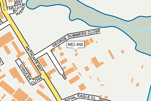 ME2 4NS map - OS OpenMap – Local (Ordnance Survey)