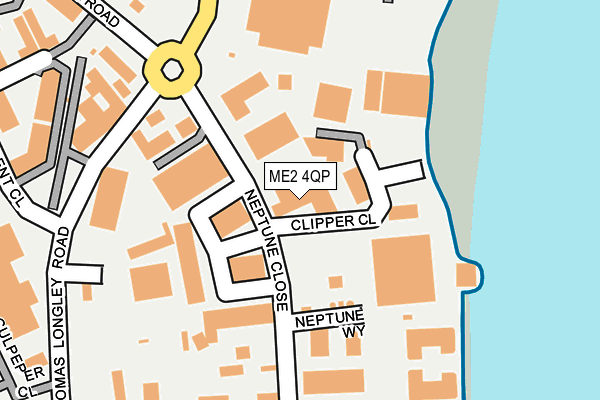 ME2 4QP map - OS OpenMap – Local (Ordnance Survey)