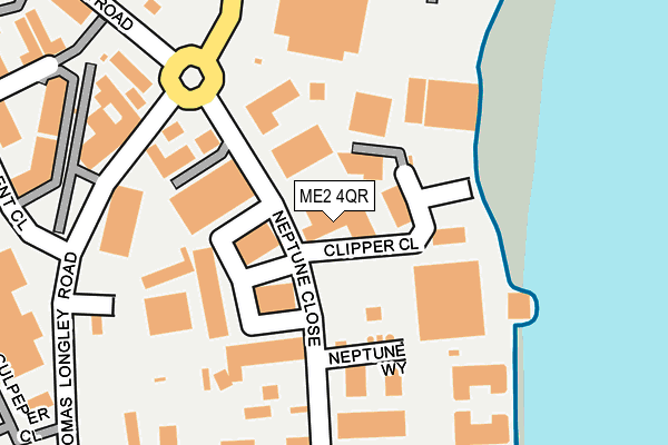 ME2 4QR map - OS OpenMap – Local (Ordnance Survey)