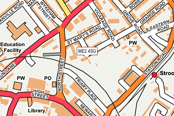 ME2 4SG map - OS OpenMap – Local (Ordnance Survey)