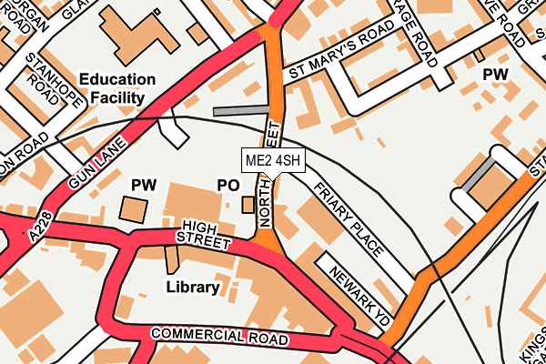 ME2 4SH map - OS OpenMap – Local (Ordnance Survey)