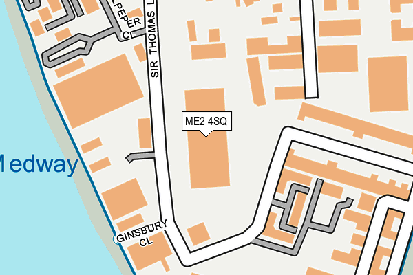 ME2 4SQ map - OS OpenMap – Local (Ordnance Survey)