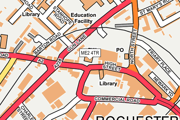 ME2 4TR map - OS OpenMap – Local (Ordnance Survey)