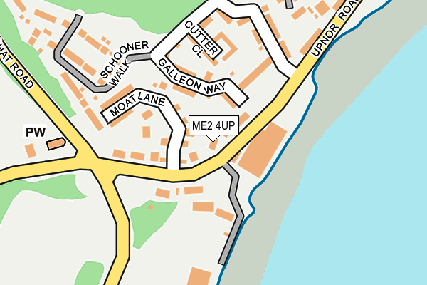 ME2 4UP map - OS OpenMap – Local (Ordnance Survey)