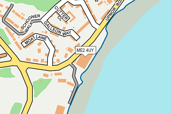 ME2 4UY map - OS OpenMap – Local (Ordnance Survey)