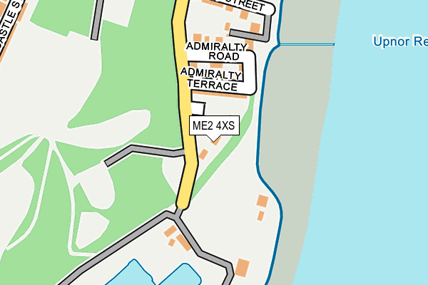 ME2 4XS map - OS OpenMap – Local (Ordnance Survey)