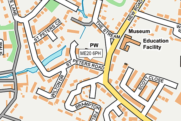 ME20 6PH map - OS OpenMap – Local (Ordnance Survey)