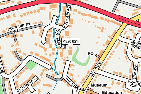ME20 6SY map - OS OpenMap – Local (Ordnance Survey)