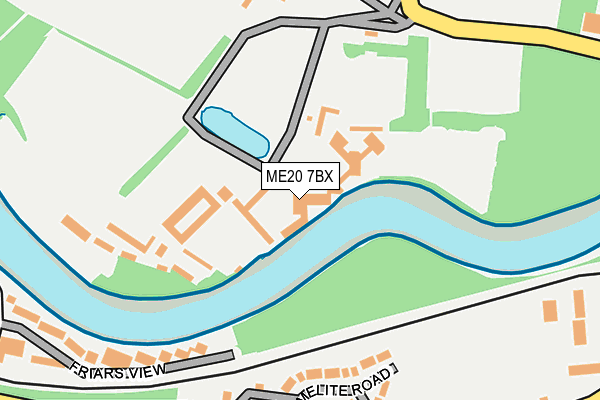ME20 7BX map - OS OpenMap – Local (Ordnance Survey)