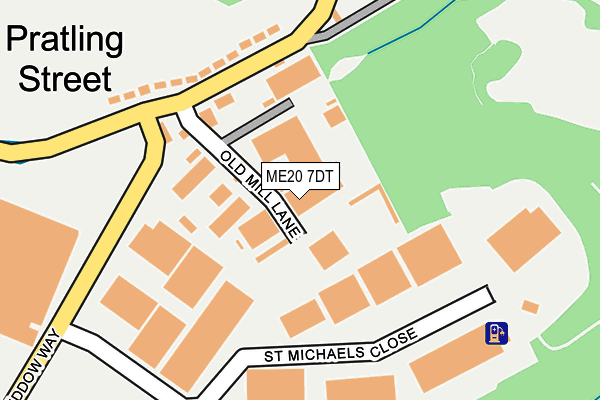 Map of G. BAKER ROOFING LIMITED at local scale