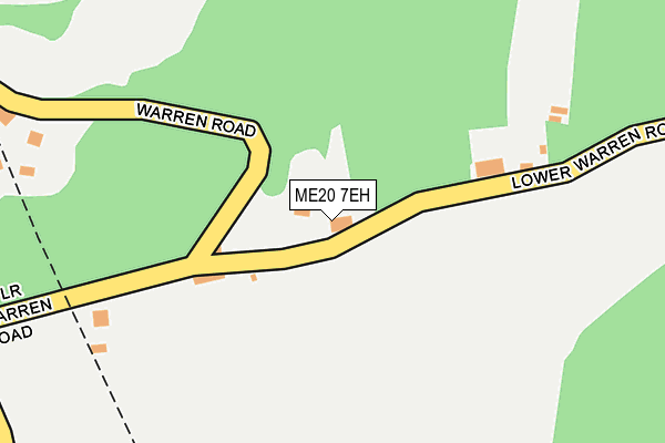 ME20 7EH map - OS OpenMap – Local (Ordnance Survey)