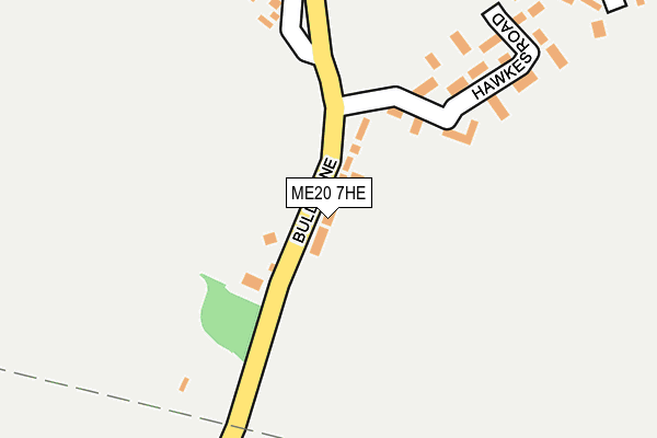 ME20 7HE map - OS OpenMap – Local (Ordnance Survey)