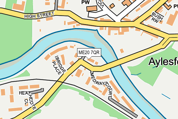 ME20 7QR map - OS OpenMap – Local (Ordnance Survey)