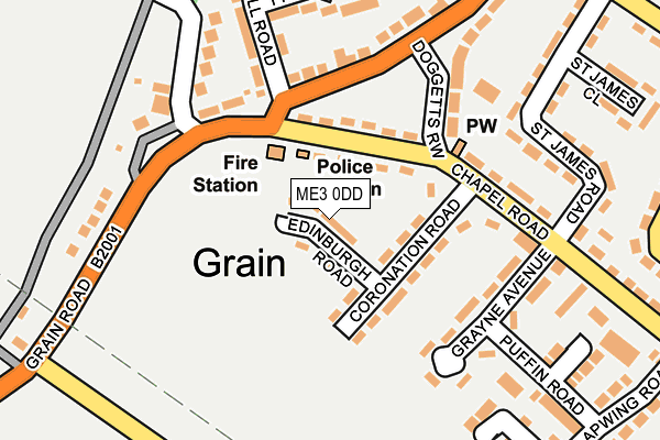 ME3 0DD map - OS OpenMap – Local (Ordnance Survey)
