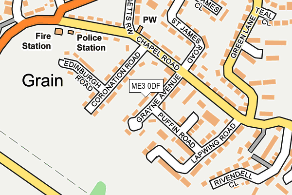 ME3 0DF map - OS OpenMap – Local (Ordnance Survey)
