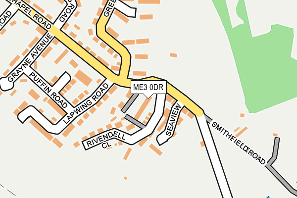 ME3 0DR map - OS OpenMap – Local (Ordnance Survey)