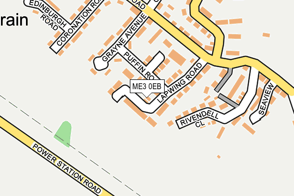 ME3 0EB map - OS OpenMap – Local (Ordnance Survey)
