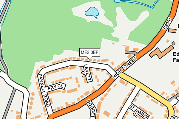 ME3 0EF map - OS OpenMap – Local (Ordnance Survey)