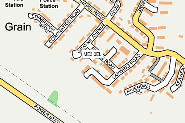 ME3 0EL map - OS OpenMap – Local (Ordnance Survey)