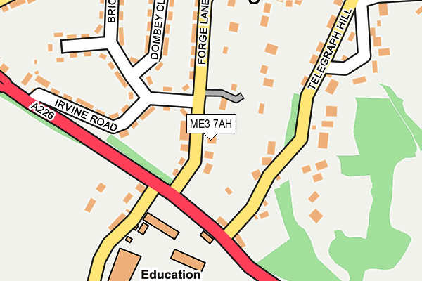 ME3 7AH map - OS OpenMap – Local (Ordnance Survey)