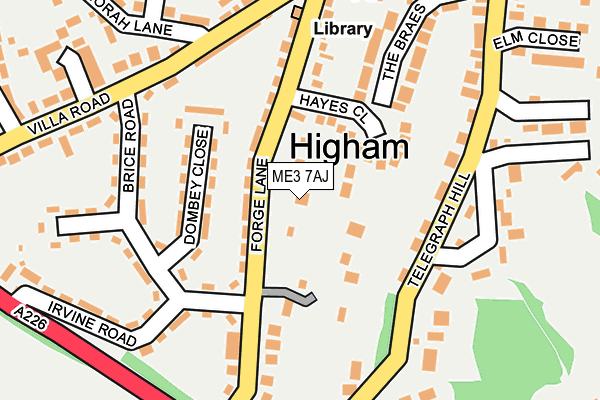 ME3 7AJ map - OS OpenMap – Local (Ordnance Survey)