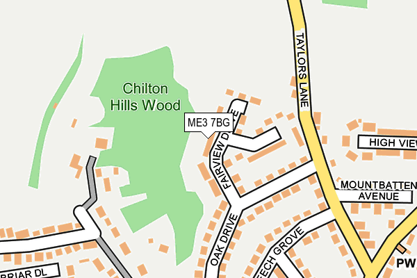 ME3 7BG map - OS OpenMap – Local (Ordnance Survey)