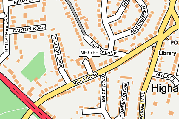 ME3 7BH map - OS OpenMap – Local (Ordnance Survey)