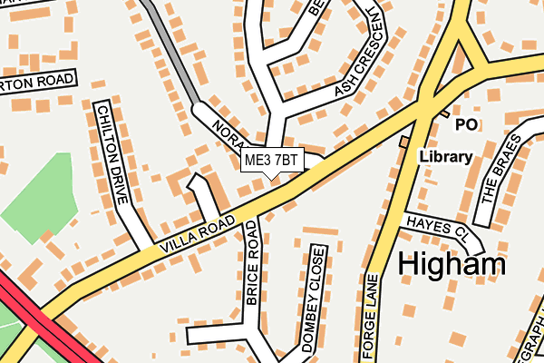 ME3 7BT map - OS OpenMap – Local (Ordnance Survey)