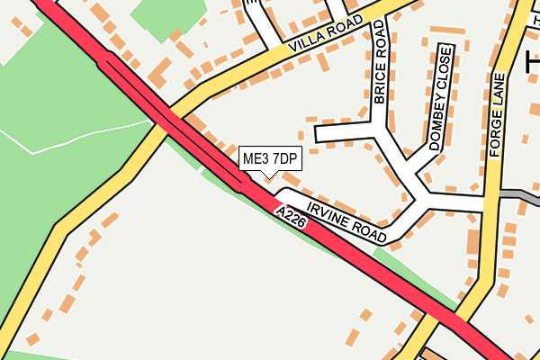 ME3 7DP map - OS OpenMap – Local (Ordnance Survey)