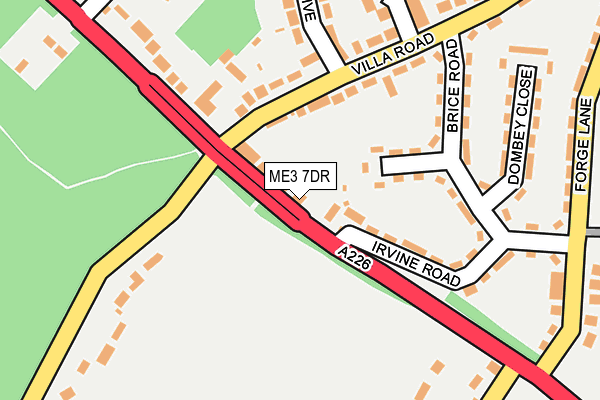 ME3 7DR map - OS OpenMap – Local (Ordnance Survey)