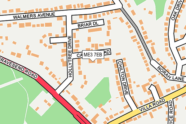 ME3 7EB map - OS OpenMap – Local (Ordnance Survey)