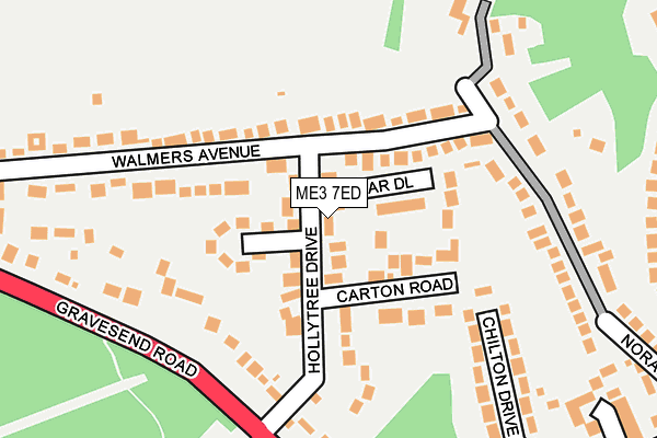 ME3 7ED map - OS OpenMap – Local (Ordnance Survey)