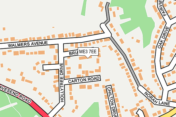 ME3 7EE map - OS OpenMap – Local (Ordnance Survey)