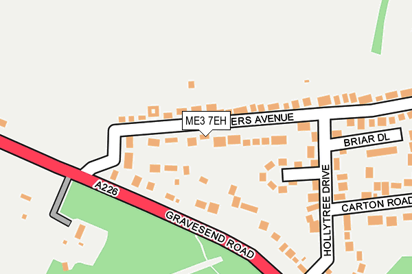 ME3 7EH map - OS OpenMap – Local (Ordnance Survey)