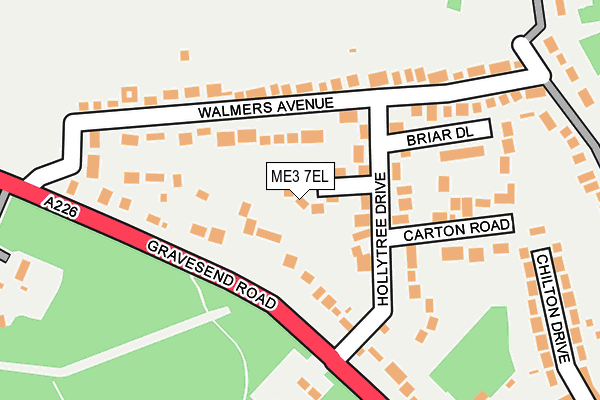 ME3 7EL map - OS OpenMap – Local (Ordnance Survey)