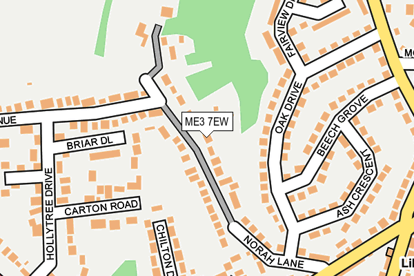 ME3 7EW map - OS OpenMap – Local (Ordnance Survey)