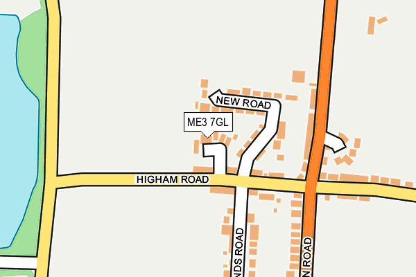 ME3 7GL map - OS OpenMap – Local (Ordnance Survey)