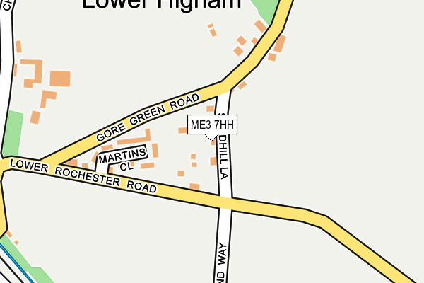 ME3 7HH map - OS OpenMap – Local (Ordnance Survey)